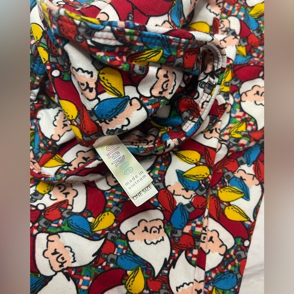 Nwot rare Santa OS LULAROE leggings - Picture 6 of 7
